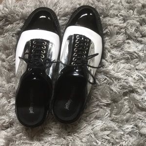 Jeffrey Campbell Clear Platform Slides